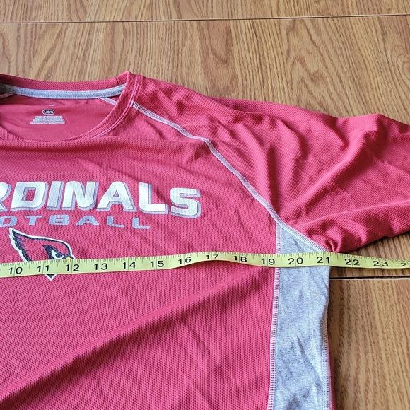 NFL tees cardinals  football size large color red gray - Picture 9 of 11